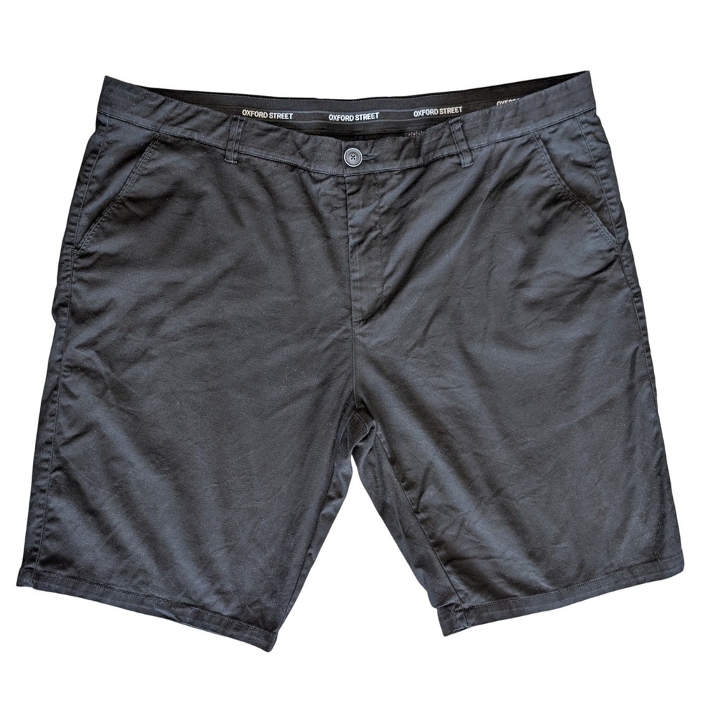Oxford‎ Street 42R Big & Tall Black Cotton Blend Summer Shorts